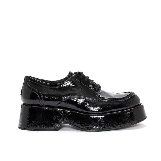 PONS QUINTANA | महिलाओं के लिए डर्बी जूते | FLIPER NEGRO NAPA LC | काला