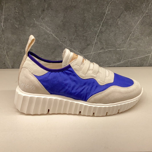 PEDRO MIRALLES | 女性运动鞋 | CONCORDIA 11080 RIPSTOP FRANCIA VELOUR OFF | 蓝色的