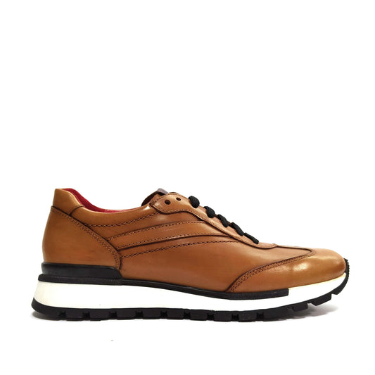 LUIS GONZALO 1966 | أحذية رياضية لباس الرجال | SIOUX TAMP NOV BASKED OLD CUERO | بني