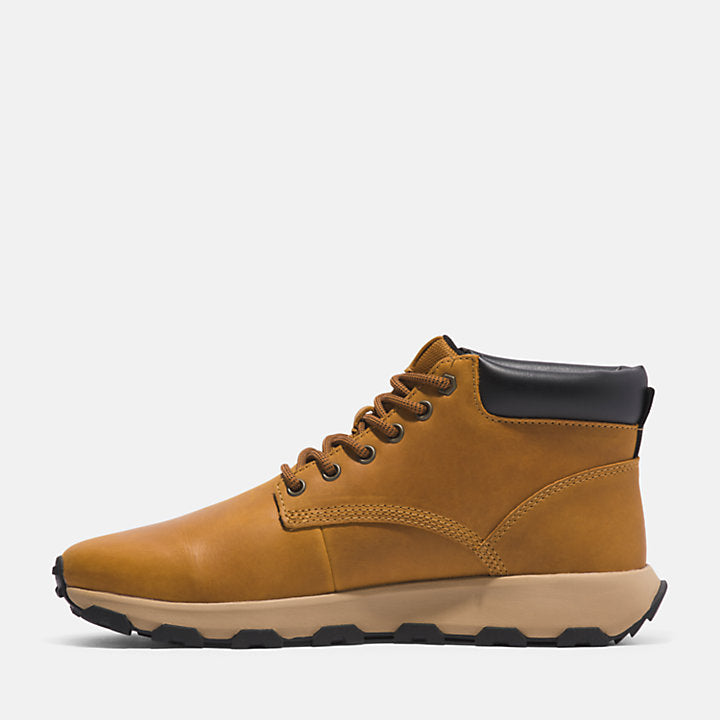 TIMBERLAND | MEN'S SNEAKERS | MID LACE SNEAKER WINDSOR PARK WHEAT | YELLOW