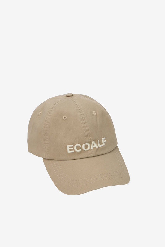 ECOALF | 男女通用帽 | ECOALF CAP LINEN | 浅褐色的