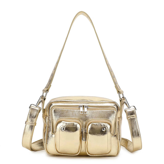 NUNOO | CROSSBODY FOR WOMEN | ELLIE RECYCLED COOL LIGHT GOLD | D'ORO