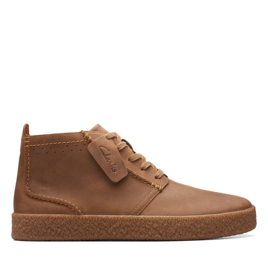 CLARKS | BOTES DE TURMELL PER A HOME | STREETHILL MID DARK TAN LEATHER | MARRÓ