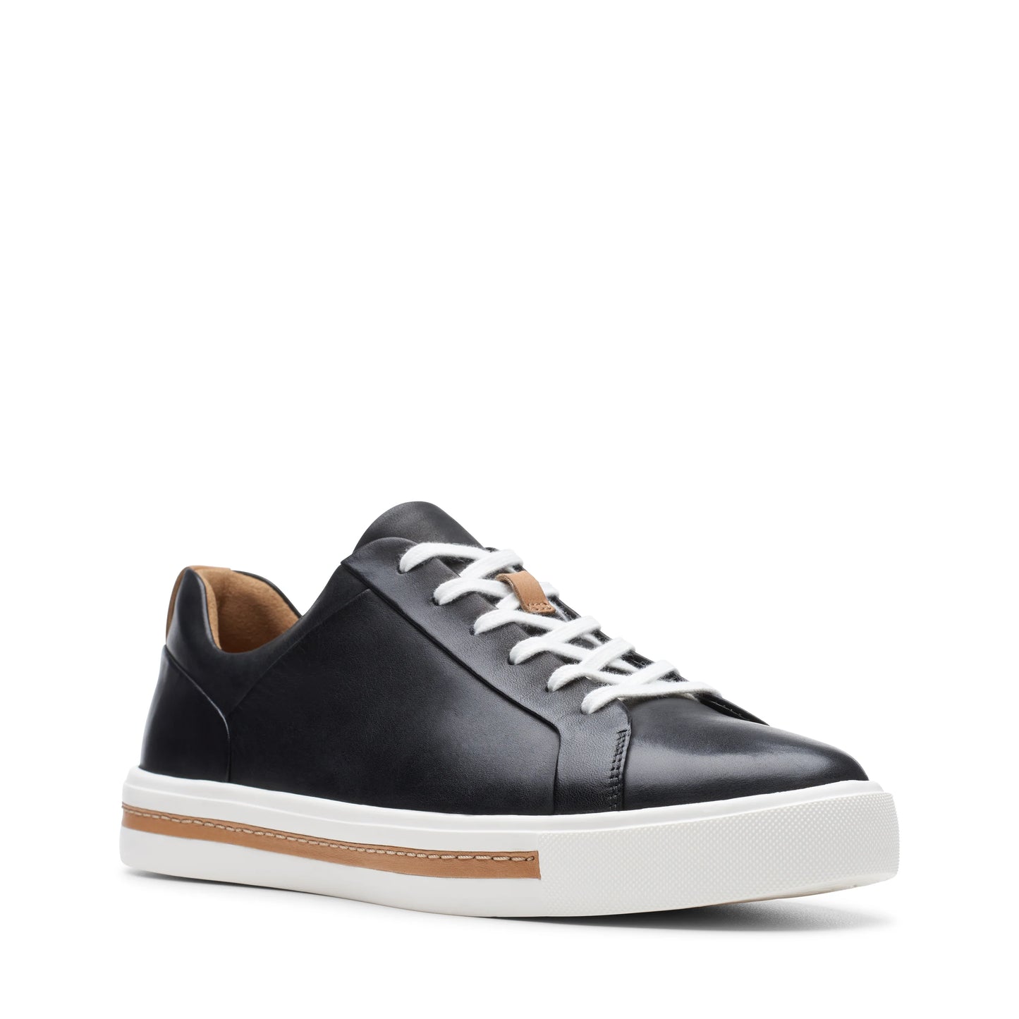 CLARKS | WOMAN SNEAKERS | A MAUI LACE BLACK LEATHER | BLACK 