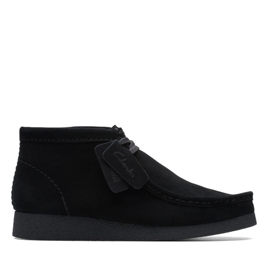 CLARKS | WALLABEE FOR MÆND | WALLABEE EVO BOOT BLACK SUEDE | SORT