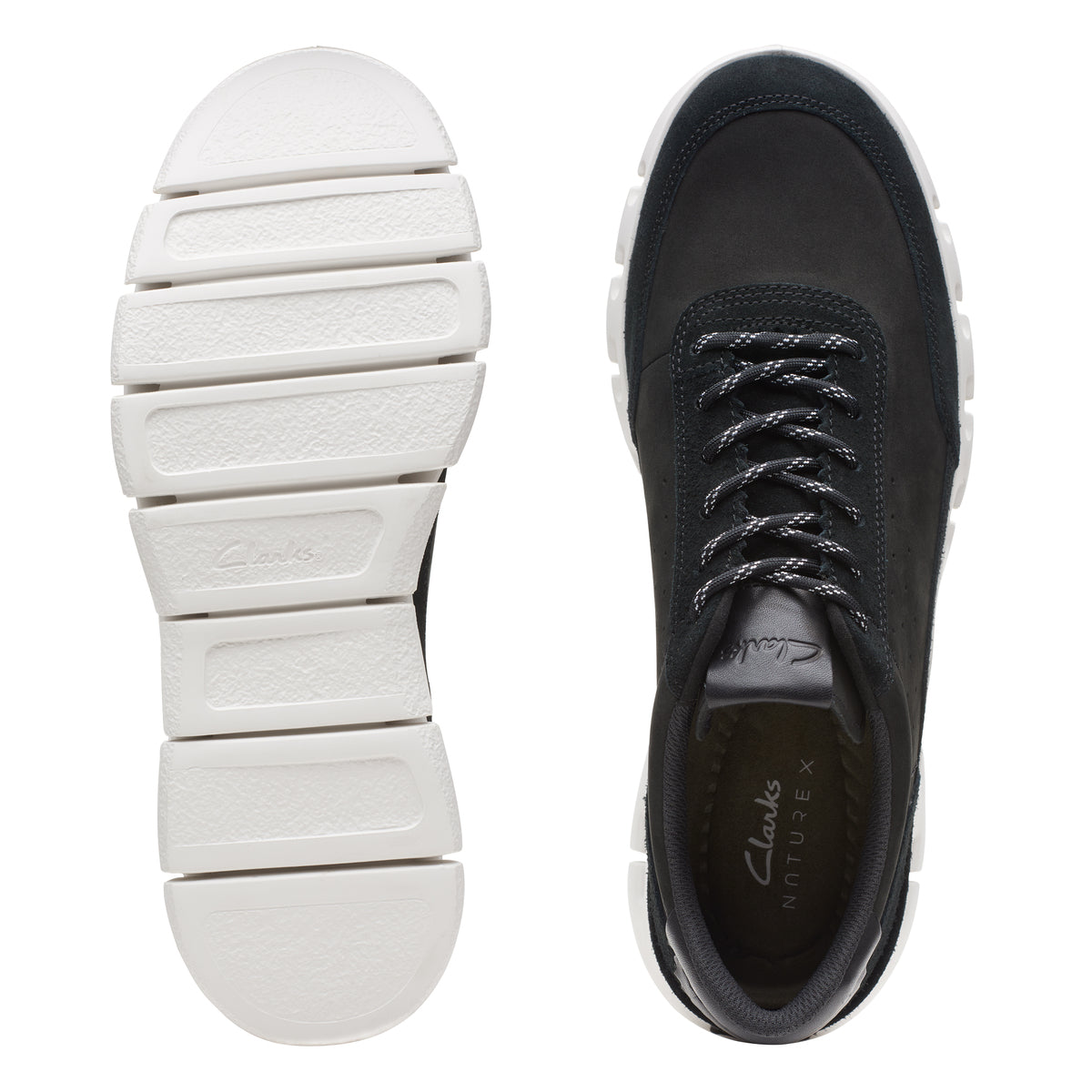 Sneakers De La Marca Clarks Para Hombre Modelo Nature X One Black Combi En Color Negro