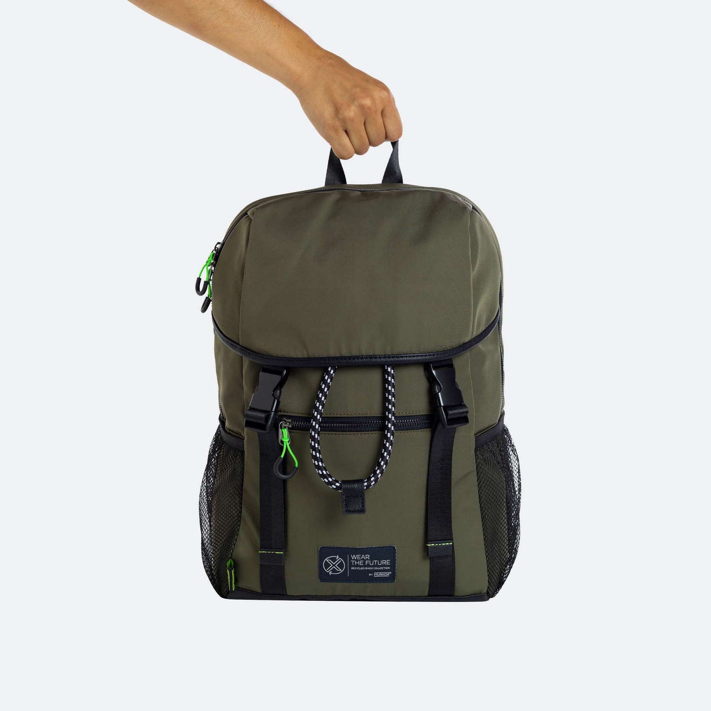 Bags MUNICH Clever Backpack Square Khaki Khaki